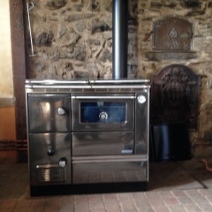 Cuisinière bois avec bouilleur